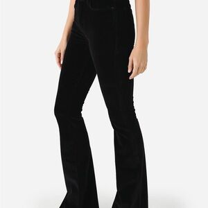 Vintage I.E. Relaxed Black Velveteen Flare Jeans Pants Size [4] Y2K 90s Boho